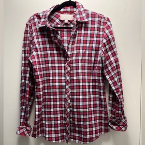 Banana Republic Women’s Plaid Button Up Shirt